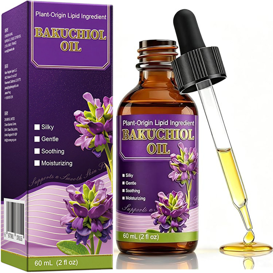 Bakuchiol Retinol Alternative - Óleo Facial Anti-Envelhecimento Bakuchiol 60ml -