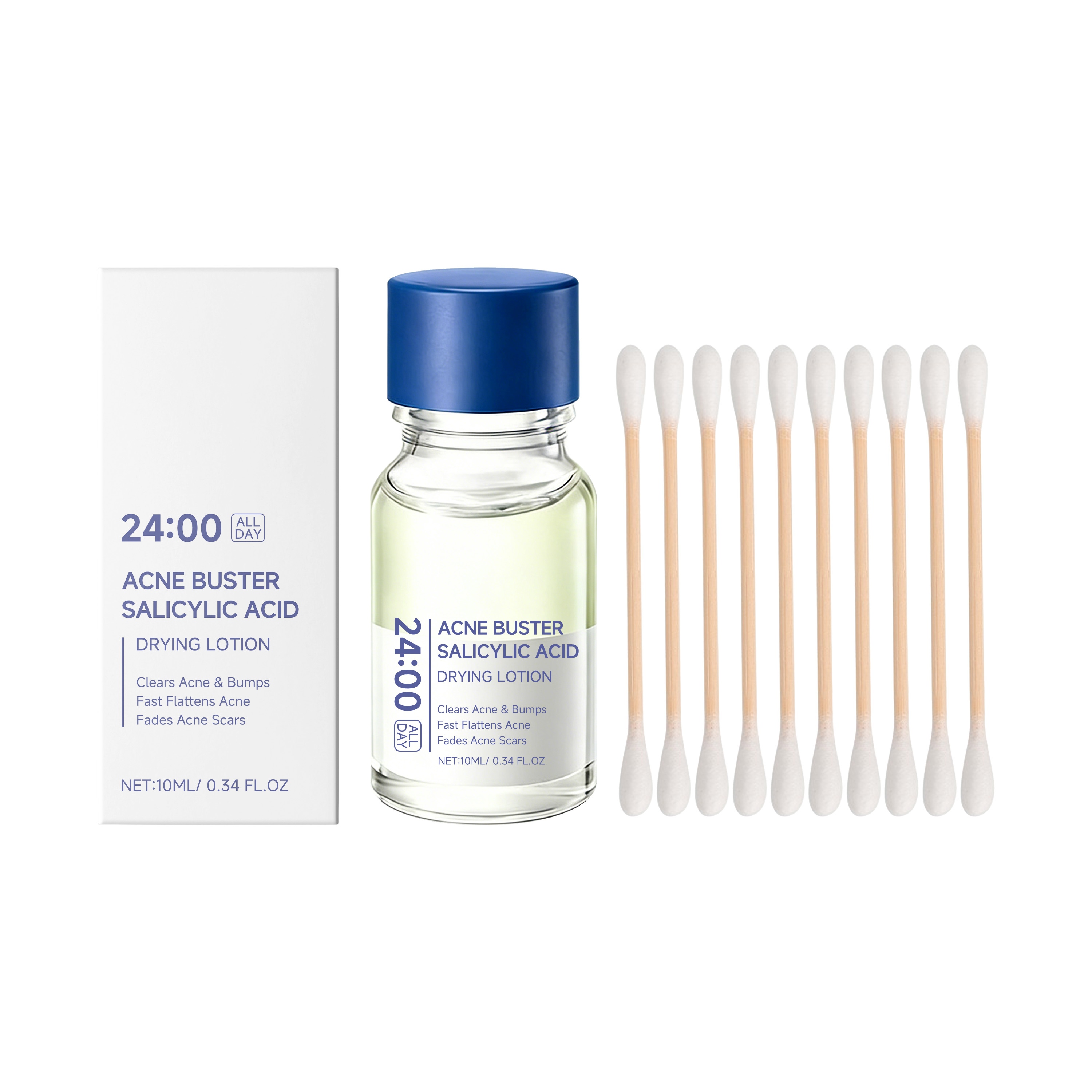 Skincare Moisturizer - Loção Secante com Ácido Salicílico e
