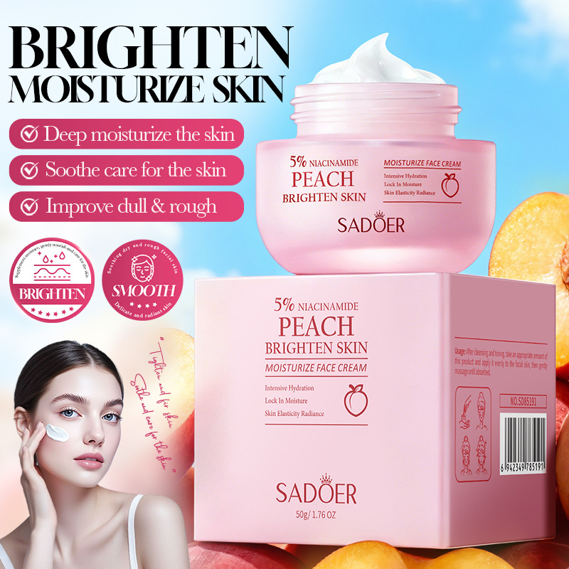 Skincare Niacinamide - Creme Facial Iluminador SADOER com Niacinamida