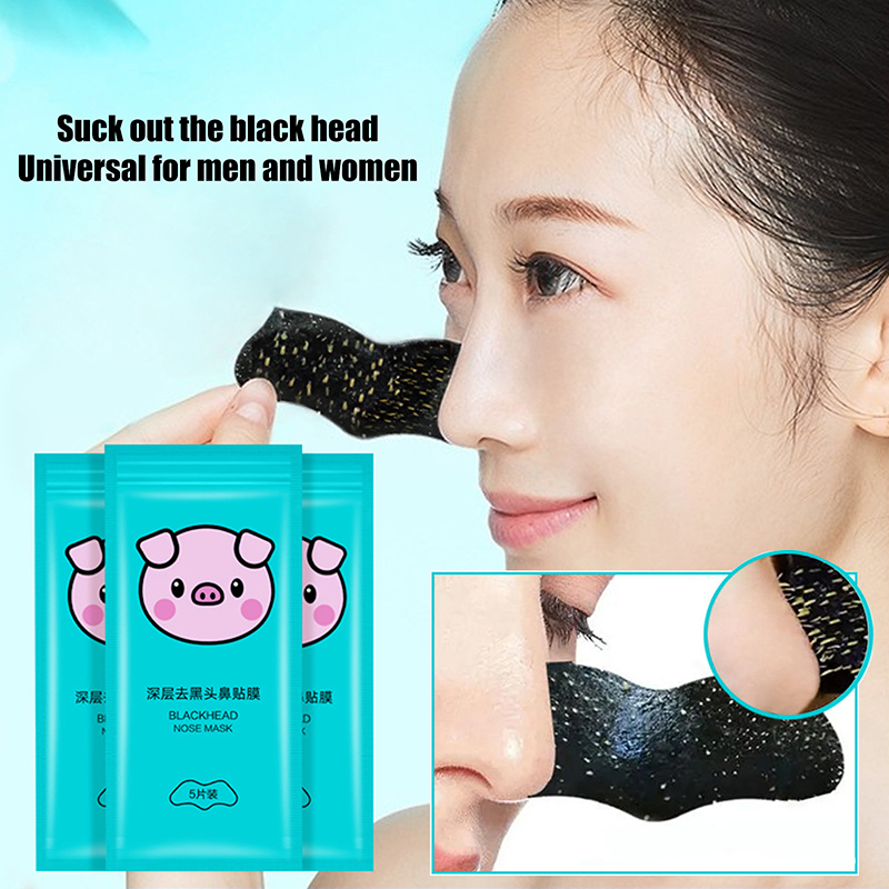 5/15/25/50 pçs carvão de bambu - Charcoal Pore Strip avaliação e preço