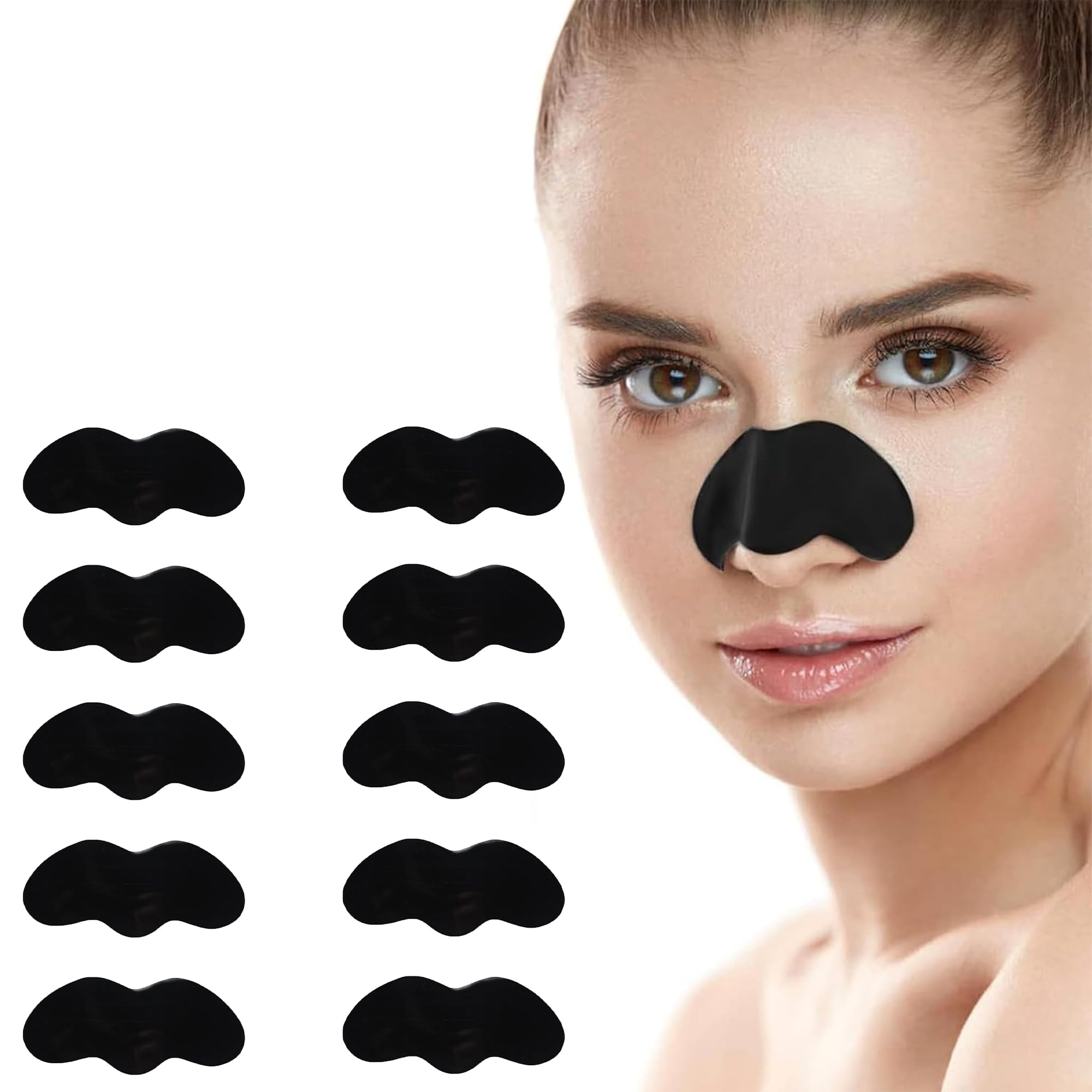 10/20/50/100PCS Tiras Nasais p - Charcoal Pore Strip avaliação e preço