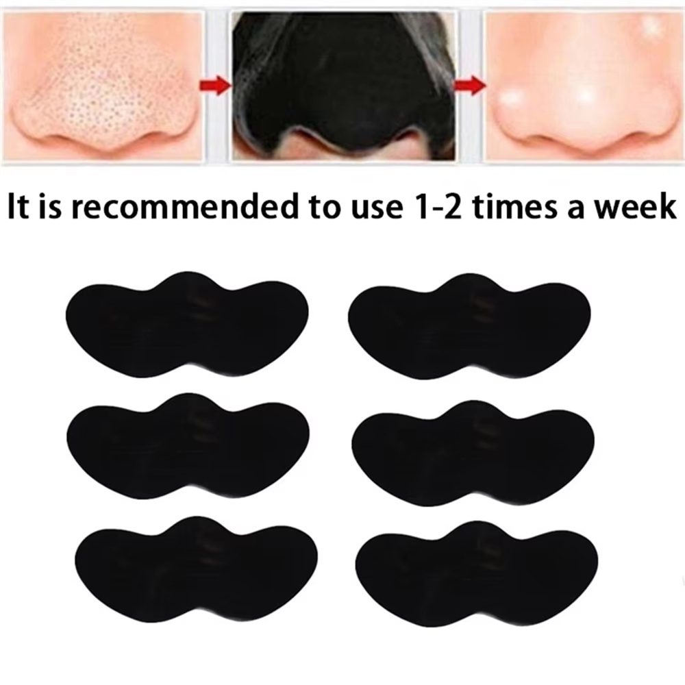 10/20/50/100PCS Tiras Nasais p - Charcoal Pore Strip avaliação e preço