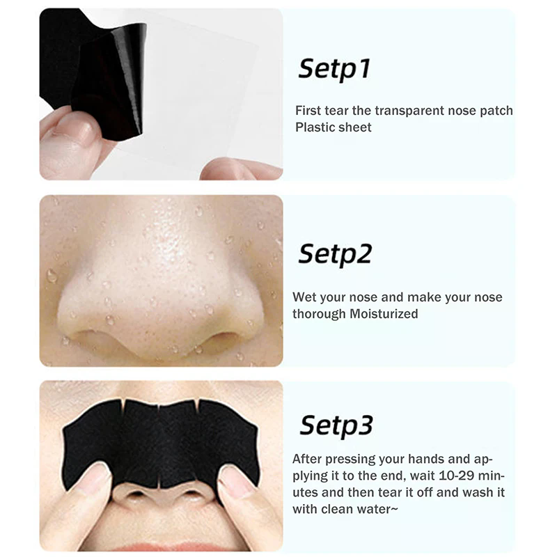 5/15/25/50 pçs carvão de bambu - Charcoal Pore Strip avaliação e preço